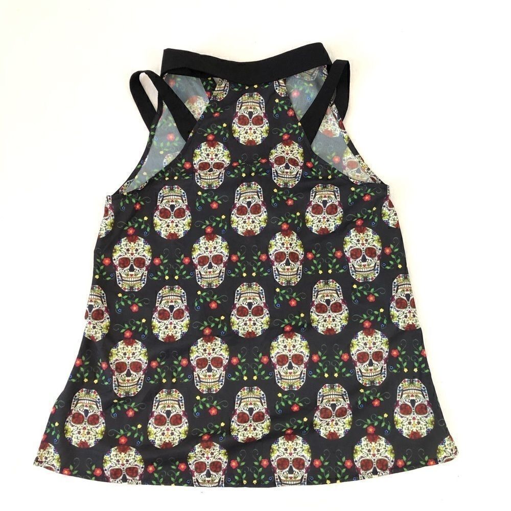 LF Original Sin Sugar Skull Top - Picture 4 of 6